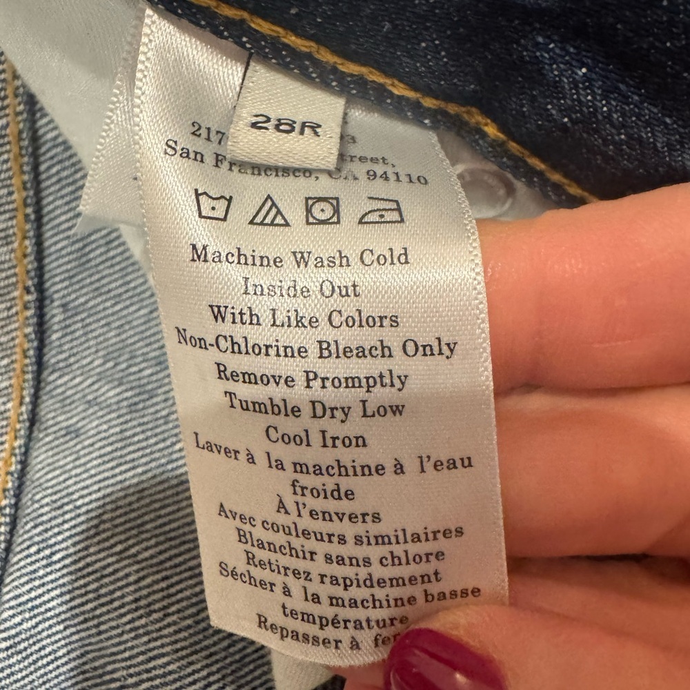 Everlane Blue Denim Mini Skirt - Picture 7 of 10